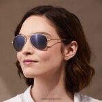 Randolph アメリア 23K ゴールド & アメリカン グレー 偏光ナイロンレンズ 262D276 - Image 2