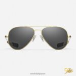 Randolph コンコルド1 23K ゴールド & アメリカン グレー 偏光ガラスレンズ 262D22 - Image 2