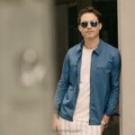Randolph 飛行士1 23K ホワイト ゴールド & アメリカン グレー 偏光ガラスレンズ 262D24 - Image 7